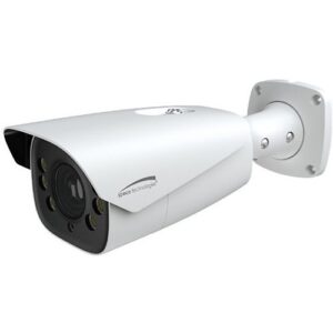 Speco O2BFRM 2MP Facial Recognition Bullet IP Camera with Junction Box, 7-22mm Motorized Lens, White