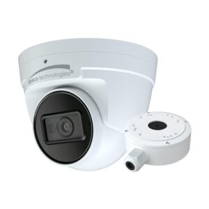 Speco O4FT2W 4MP Outdoor IP Turret Camera with Night Vision, 2.8mm Fixed Lens, WDR, White