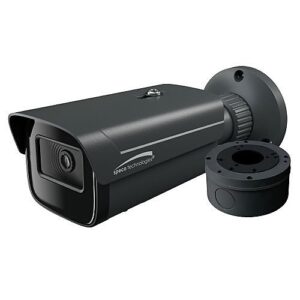 Speco O4IB2 Intensifier 4MP WDR Bullet IP Camera with Advanced Analytics, 2.8mm Fixed Lens, Dark Gray