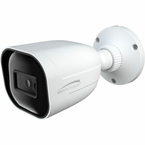 Speco O4VB2 4MP H.265 IR Bullet IP Camera, 2.8mm Fixed Lens, White