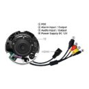 Speco O5DH Dome IP Camera, 5MP, 1080P Resolution, HDMI Output, Infrared, 2.8mm Lens
