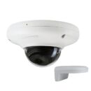 Speco O5P2 5MP Mini Dome IP Camera with Advanced Analytics and Wall Mount, 2.8mm Fixed Lens, White