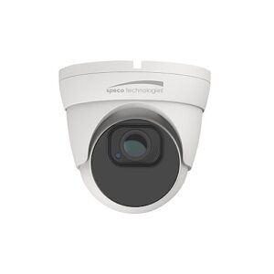 Speco O5T1MG 5MP Turret IP Camera with Advanced Analytics, 2.8-12mm Motorized Lens, 4x Optical Zoom, White