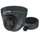 Speco O8FT1 Flexible Intensifier 4K 8MP IR Turret IP Camera with Advanced Analytics and Junction Box, 2.8mm Fixed Lens, Dark Gray