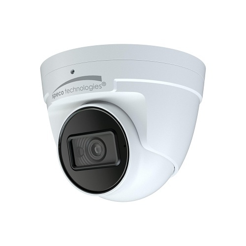 Speco O8FT1W 8MP Flexible Intensifier AI IP Turret Camera with Junction Box, White
