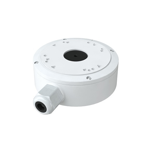Speco O8FT1W 8MP Flexible Intensifier AI IP Turret Camera with Junction Box, White