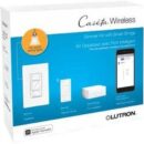 Lutron P-BDG-PKG1W-C Caseta Wireless Dimmer Kit with Smart Bridge, White