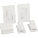 Lutron P-BDG-PKG2W Caseta Wireless Starter Kit with Smart Bridge, 8-Pack