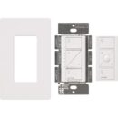 Lutron P-PKG1W-WH Caseta Wireless Smart Lighting Dimmer Switch and Remote Kit for Wall and Ceiling Lights, White