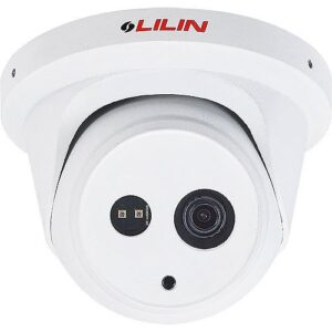 LILIN P2R6552E2-I LILIN P2R6552E2 5MP Vandal Resistant IR Mini Turret IP Camera, 2.8mm Fixed Lens, White