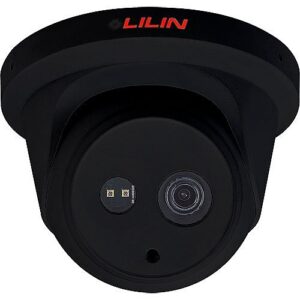 LILIN P2R6552E2K-I LILIN P2R6552E2 5MP Vandal Resistant IR Mini Turret IP Camera, 2.8mm Fixed Lens, Black