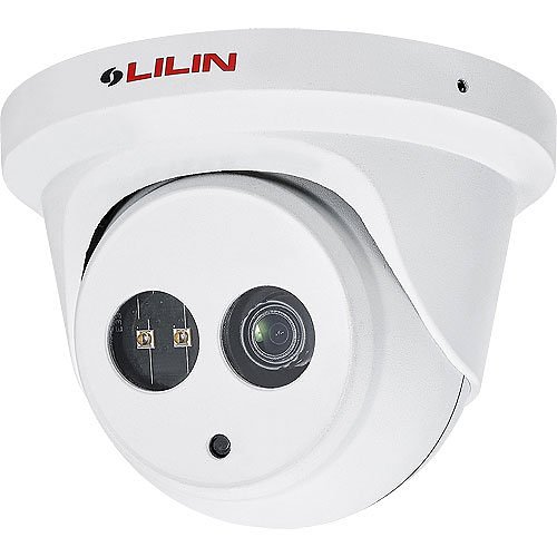 LILIN P5R6552E2 5MP Fixed IR Vandal Resistant Turret IP Camera, 2.8mm Lens, White