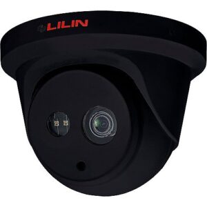LILIN P5R6552E2K LILIN P5R6552E2 5MP Fixed IR Vandal Resistant Turret IP Camera, 2.8mm Lens, Black