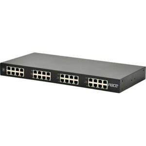 Altronix PACE16PRM Long-Range Ethernet 16-Port Receiver, 100Mbps per Port, Passes PoE/PoE+, Requires Compatible Transceiver, 1U