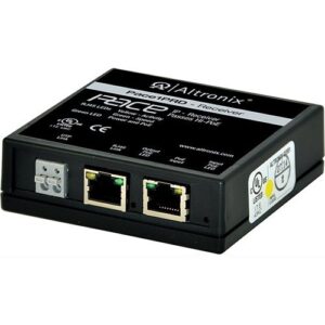 Altronix PACE1PRD Long-Range Ethernet Single-Port Receiver, 100Mbps, Passes PoE/PoE+/Hi-PoE 60W, Used with EBRIDGE200WPM
