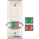 Securitron PB3EN Push to Exit Button, Alternate Narrow, Includes Interchangeable Green and Red Lenses