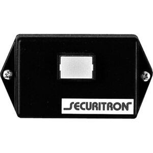 Securitron PB3ER Push to Exit Button, Remote Momentary, Surface Mount, Includes Interchangeable Green and Red Lenses