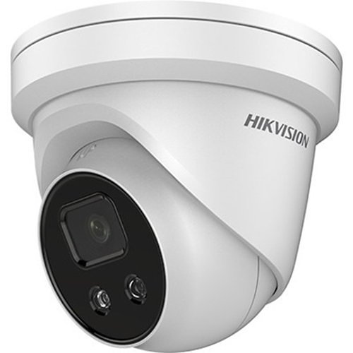 Hikvision PCI-T18F6S AcuSense 8MP IR Turret IP Camera, 6mm Fixed Lens, White