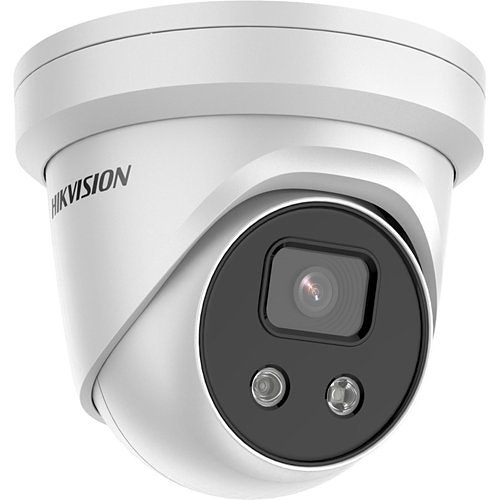 Hikvision PCI-T18F6S AcuSense 8MP IR Turret IP Camera, 6mm Fixed Lens, White