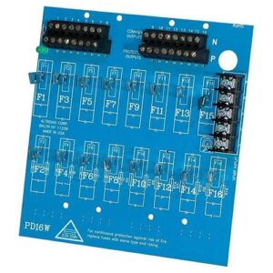 Altronix PD16WCB Power Distribution Module, 16 PTC Outputs up to 28VAC/VDC, Board