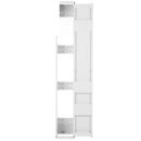 Panduit PE2VFD12WH Cable Manager, 12" Wide Single