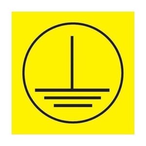 Panduit PESC-H-EC Electrical Symbol Vinyl Cloth, Safety Label Maker and Accessory