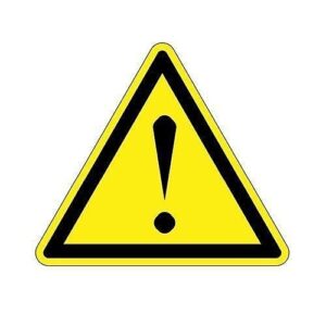 Panduit PESW-A-9Y ISO Label Vinyl 'Risk of Danger Symbol', Yellow
