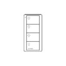 Lutron PJ2-4B-GWH-EL2 Pico 4-Button Wireless Remote, Scene Control for Light, with Custom Engraving, in White