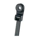 Panduit PLC4S-S10-C0 Locking Clamp Tie, 15"L, Black