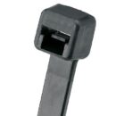 Panduit PLT3I-M0 Pan-Ty Locking Cable Ties, 40 lb Strength, 11.4" Length, 1000-Pack, Black