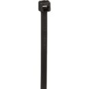 Panduit PLT3I-M0 Pan-Ty Locking Cable Ties, 40 lb Strength, 11.4" Length, 1000-Pack, Black