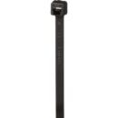 Panduit PLT3I-M0 Pan-Ty Locking Cable Ties, 40 lb Strength, 11.4" Length, 1000-Pack, Black