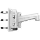 Hikvision PMPL Vertical Pole Mount Adapter for Speed Dome Cameras, White