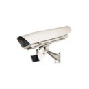 Hanwha PNB-A9091RLPH Series 4K Low-Moderate Speed LPR Box Camera with IR Illuminator and Wall Mount Bracket, 12-50mm Lens, Gray White PoE Housing