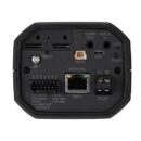 Hanwha PNB-A9091RLPH Series 4K Low-Moderate Speed LPR Box Camera with IR Illuminator and Wall Mount Bracket, 12-50mm Lens, Gray White PoE Housing