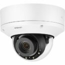 Hanwha PND-A6081RV/KAP Series 2MP AI Indoor IR Vandal Dome IP Camera, 4.38-9.33mm Lens, White, TAA Compliant