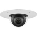 Hanwha PND-A9081RF P-Series 8MP Flush-Mount AI IR Dome Camera, 4.5-10mm Varifocal Lens, White
