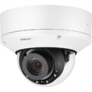 Hanwha PND-A9081RV P-Series 8MP AI IR Vandal Dome Camera, 4.5-10mm Varifocal Lens, White