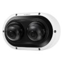 Hanwha PNM-12082RVD/KEX Series x 6MP Outdoor IR Multi-Directional Dome IP Camera, 3.54-6.69mm Motorized Varifocal Lens, White, TAA Compliant