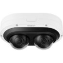 Hanwha PNM-7082RVD P-Series 2MP IR Outdoor Vandal-Rated WDR IP Dome Camera, 3-6mm Lens, White