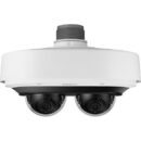 Hanwha PNM-7082RVD P-Series 2MP IR Outdoor Vandal-Rated WDR IP Dome Camera, 3-6mm Lens, White