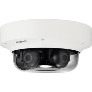 Hanwha PNM-8082VT P-Series 2MP 3-Channel Multi-Directional Camera, 3-6mm Varifocal Lenses, White