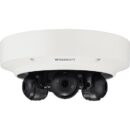 Hanwha PNM-8082VT P-Series 2MP 3-Channel Multi-Directional Camera, 3-6mm Varifocal Lenses, White