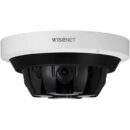 Hanwha PNM-9085RQZ1/KUS Series x 5MP Multi-Directional PTRZ IP Camera, 4.13-9.4mm Motorized Varifocal Lens, White, TAA Compliant
