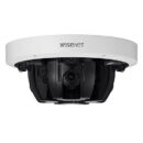 Hanwha PNM-9085RQZ1/KUS Series x 5MP Multi-Directional PTRZ IP Camera, 4.13-9.4mm Motorized Varifocal Lens, White, TAA Compliant