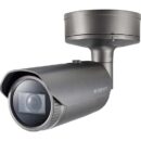 Hanwha PNO-A6081R P-Series 2MP Indoor/Outdoor HD IR Bullet AI Camera, Dark Gray