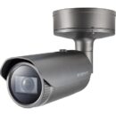 Hanwha PNO-A9081RLP 8MP WDR Vandal Bullet Camera with LPR and Road AI, 4.5-10mm Lens, Black