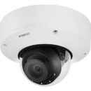 Hanwha PNV-A6081R P-Series 2MP IR Outdoor Vandal Dome AI Camera, 4.38-9.33mm Varifocal Lens, White