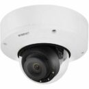 Hanwha PNV-A6081R/KAP Series 2MP AI Outdoor IR Vandal Dome IP Camera, 4.38-9.33mm Varifocal Lens, White, TAA Compliant