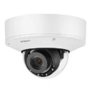 Hanwha PNV-A6081R/KAP Series 2MP AI Outdoor IR Vandal Dome IP Camera, 4.38-9.33mm Varifocal Lens, White, TAA Compliant